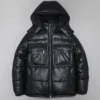 Men's Warm Winter Duck Down Sheepskin Leather Jacket
