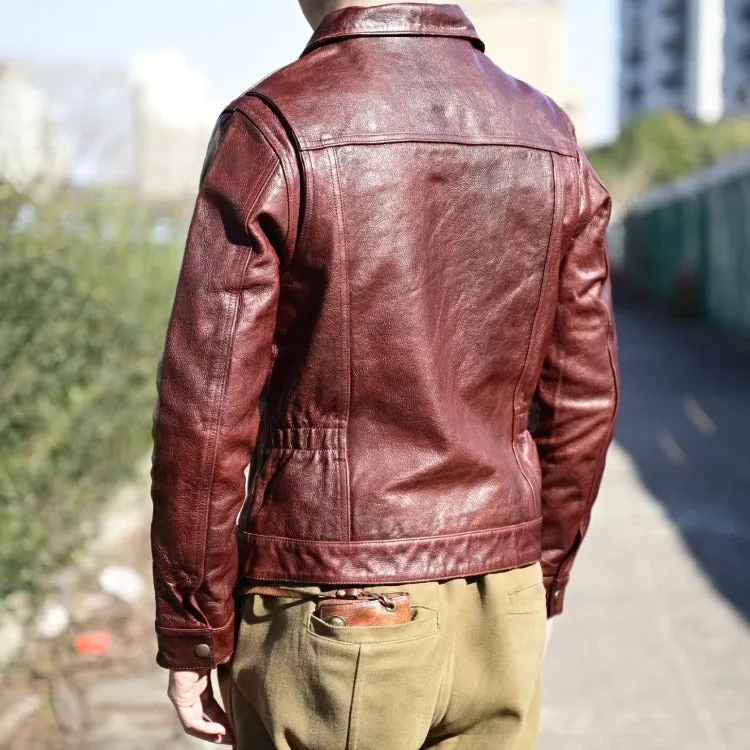 Men's Genuine Leather Jacket - Real Leather Outerwear - Image 2