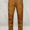 Mens-Waxed-Leather-Biker-Pants
