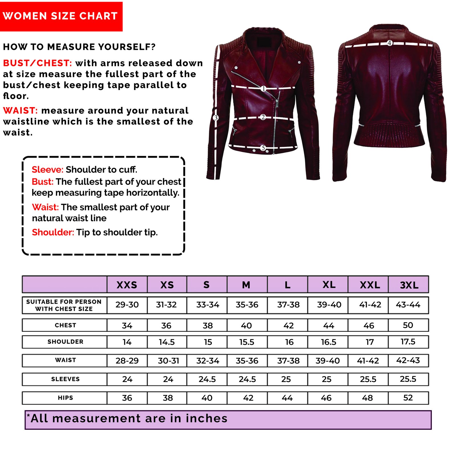 Women Size Guide