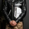 Men's Luxury Cowhide Leather Jacket - Classic J22 Rider Style
