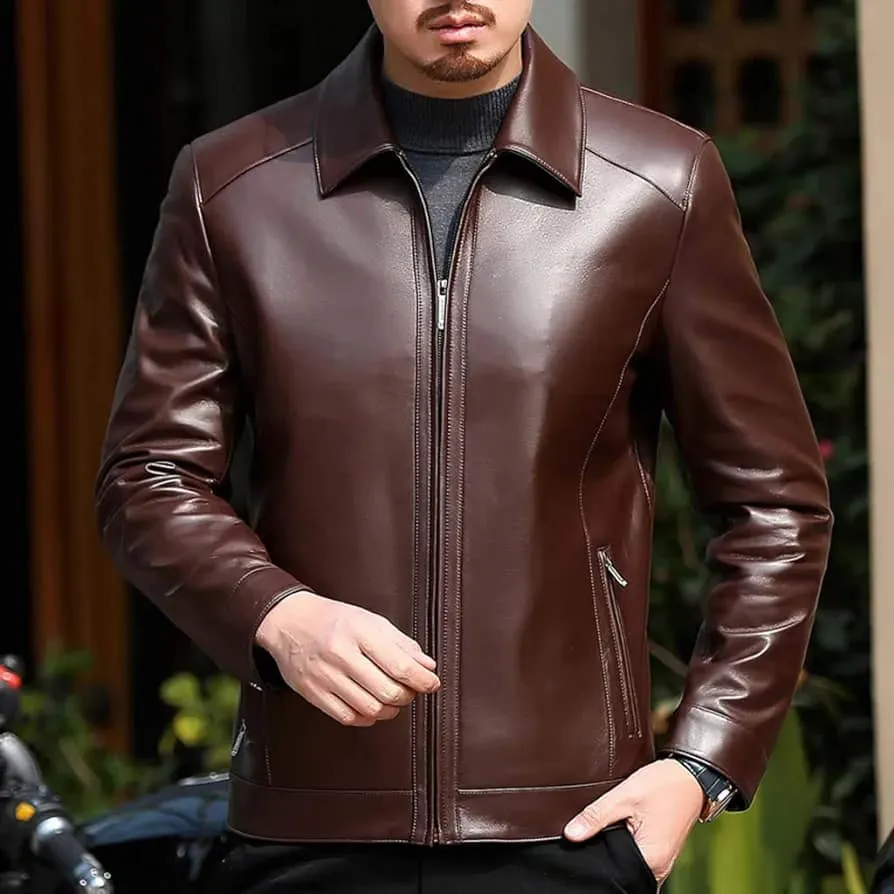 Premium Cow Leather Jackets: Elevate Your Style with Timeless Elegance - Image 3
