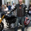 Keanu Reeves Leather Jacket | Men Celebrity Jacket | Celebrity Leather Jacket | Premium Motorcycle Leather Jacket