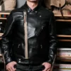 Men's Classic British Rider Leather Jacket
