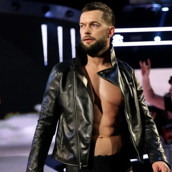 WWE Finn Balor Black Stylish Leather Jacket