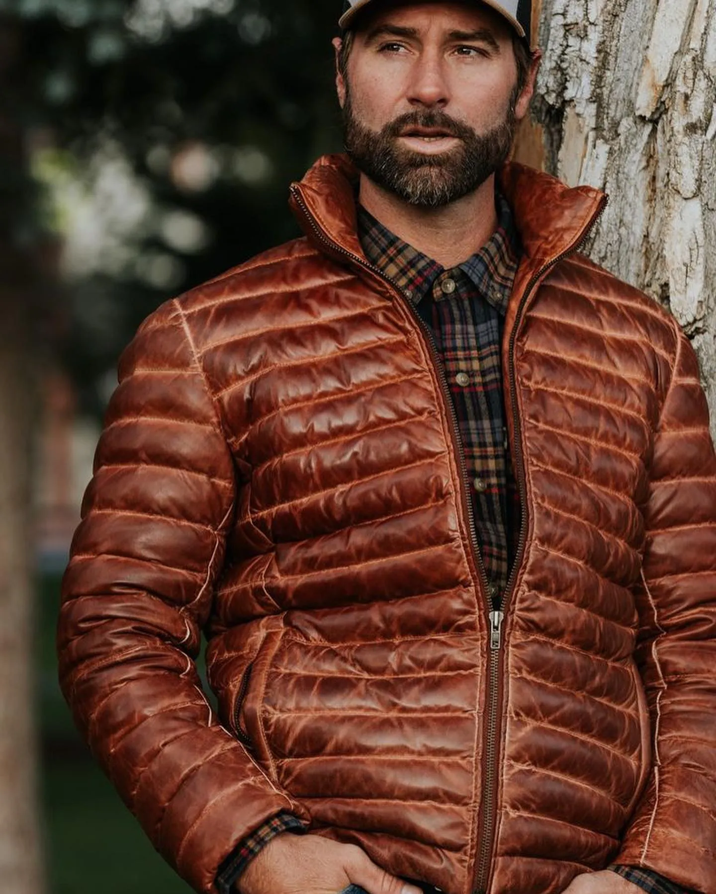 Men's Tan Genuine Lamb Skin Leather Jacket - Timeless Style and Unmatched Quality - Image 2