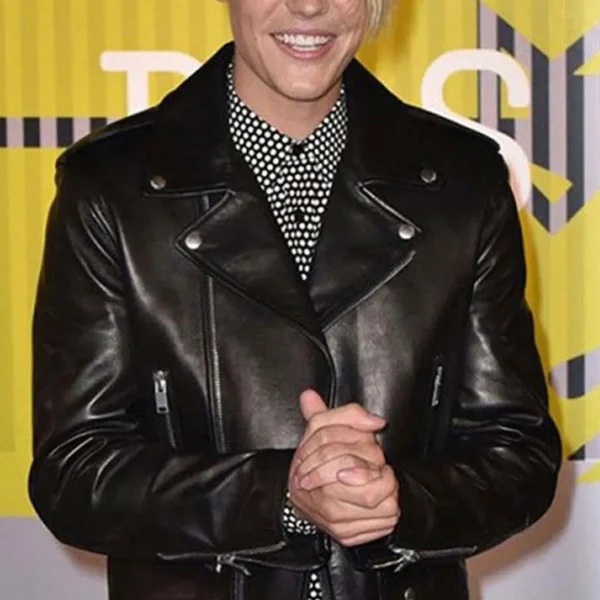 Justin Bieber Stylish Leather Jacket