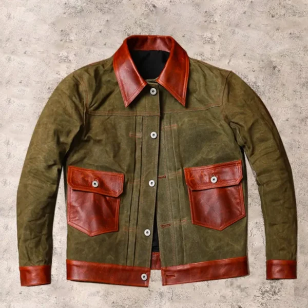 Men's Genuine Leather Jacket: Premium Quality