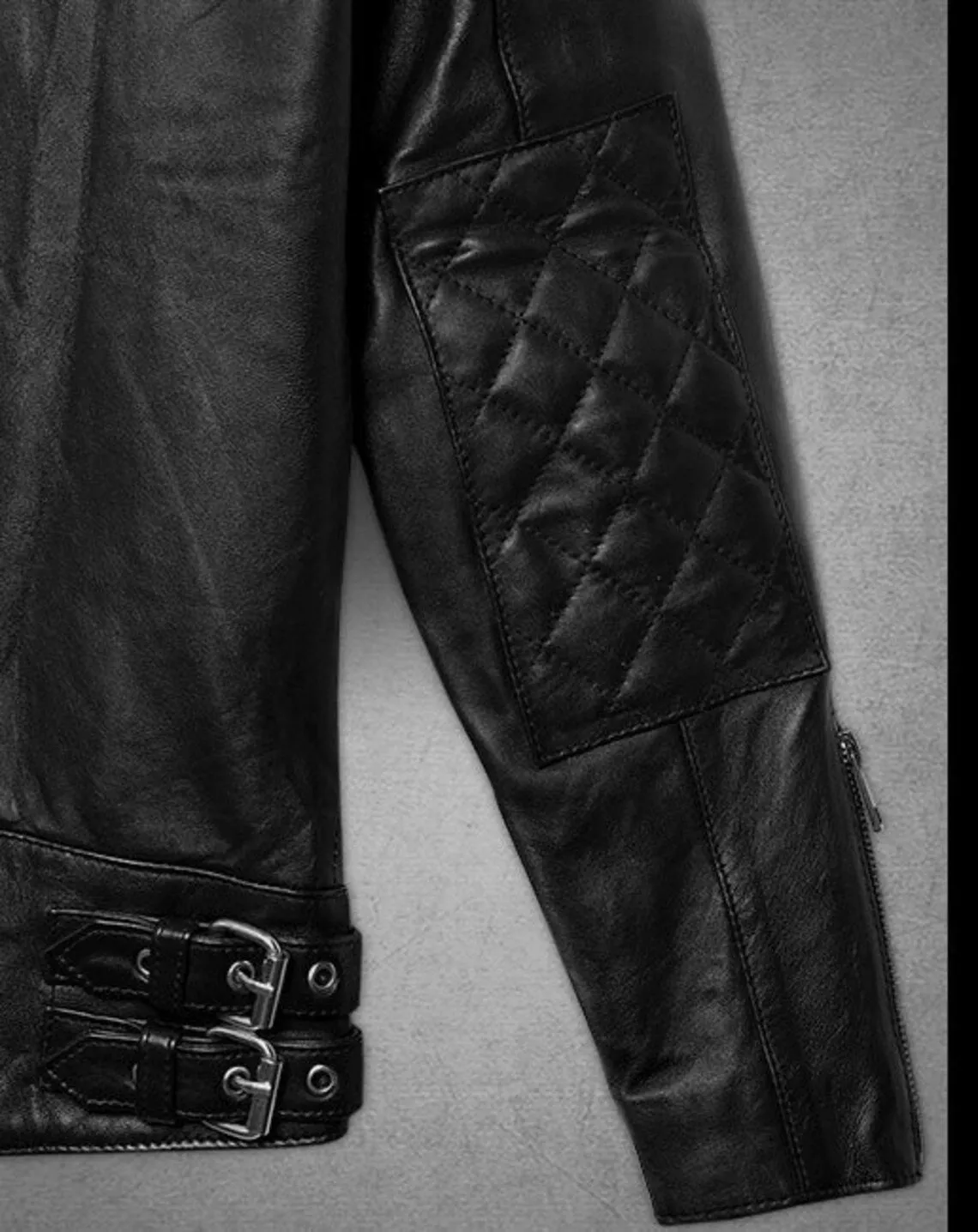 David Beckham Black Stylish Leather Jacket | Men Celebrity Jacket | Celebrity Leather Jacket - Image 5