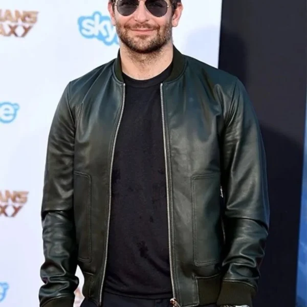 Bradley Cooper Leather Jacket | Men Celebrity Jacket | Celebrity Leather Jacket